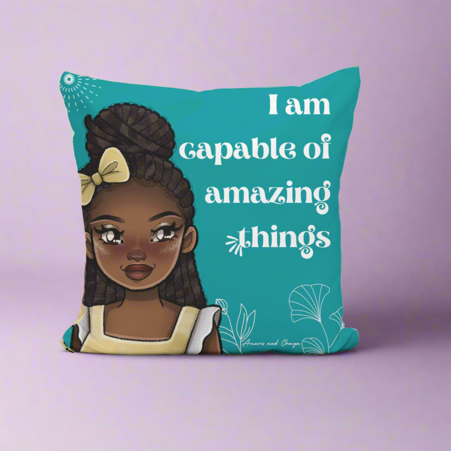 I am Capable Affirmation Cushion- Imani