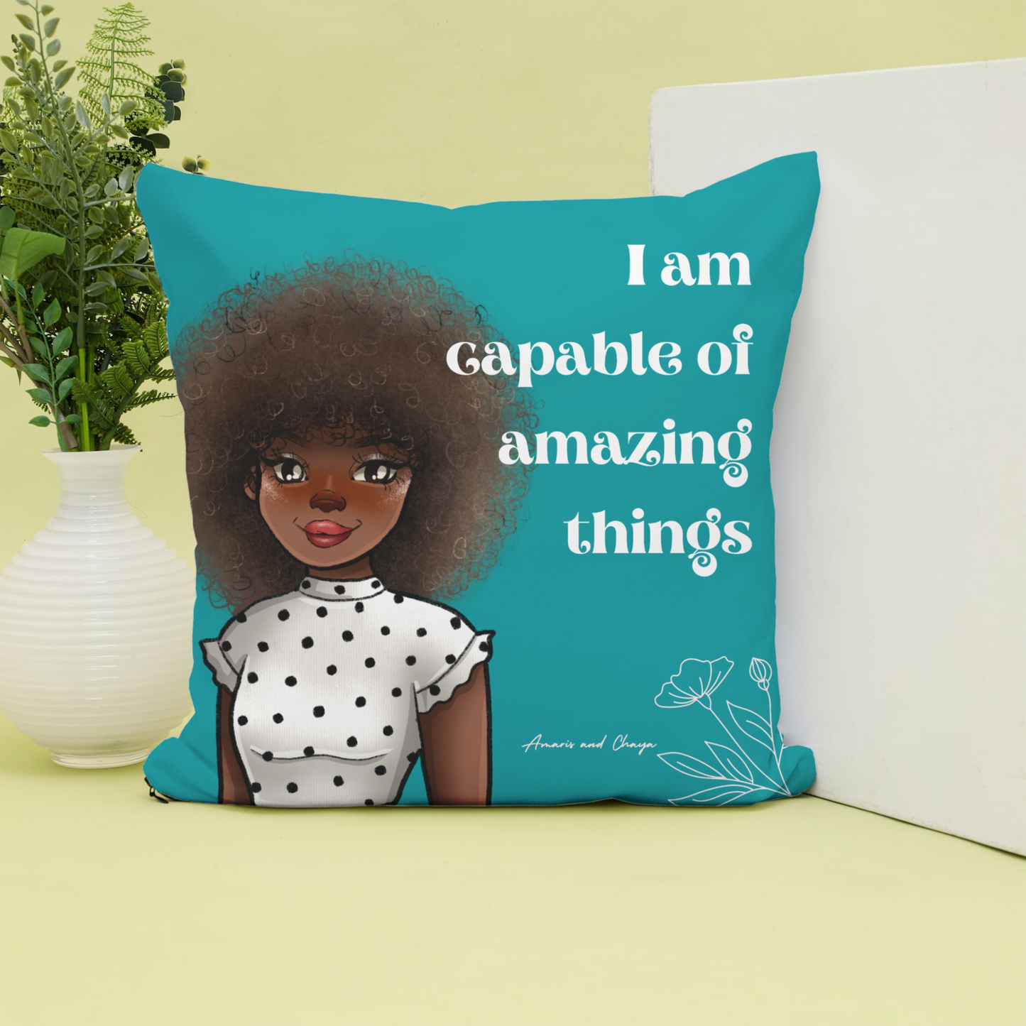 I am Capable Affirmation Cushion- Temilade