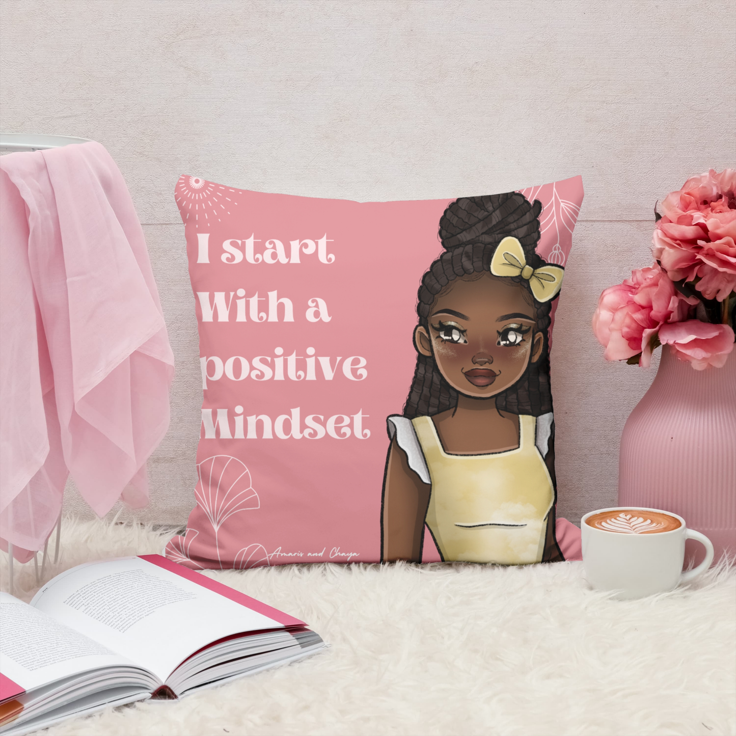 Positive Mindset Affirmation Cushion - Imani
