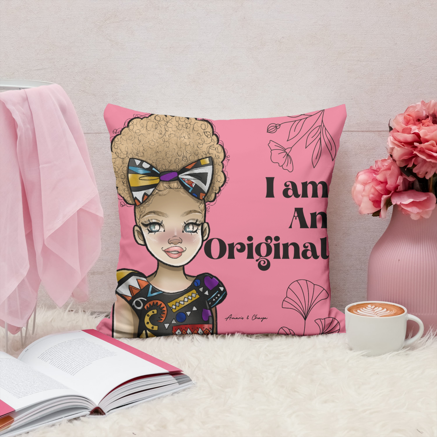 I am an Original Affirmation Cushion - Zuhrah