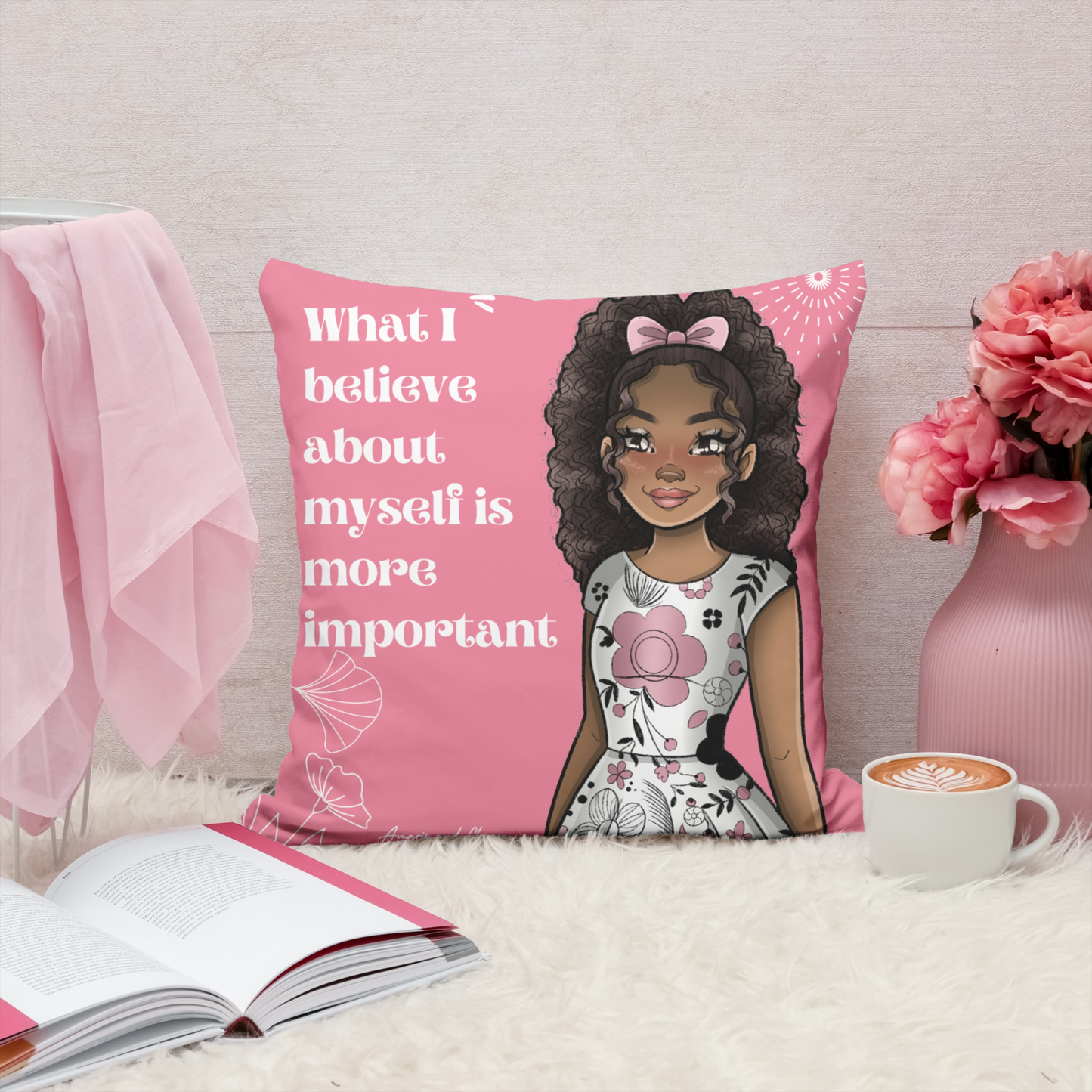 What I believe... Affirmation Cushion - Chaya