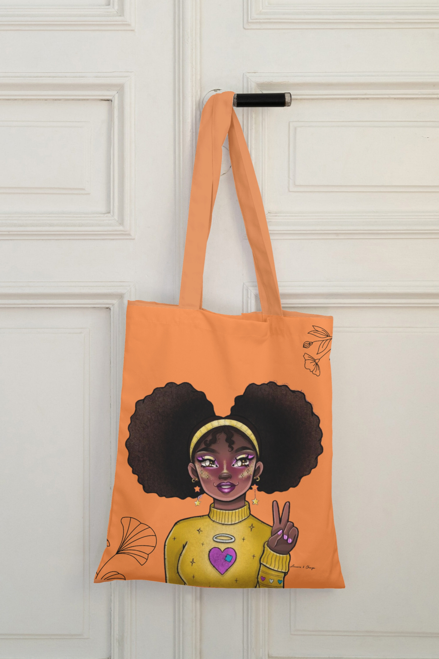 Orange Tote Bag - Amaris