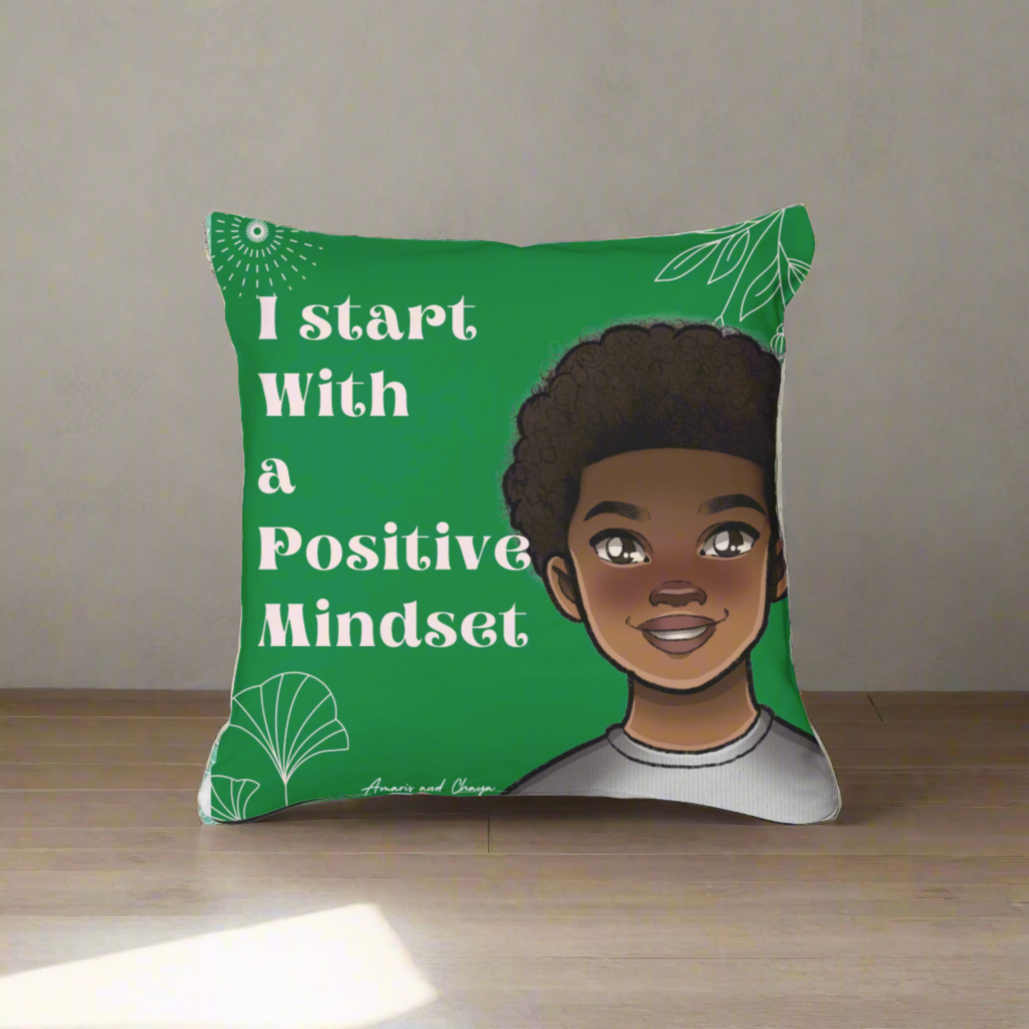 Positive Mindset Affirmation Cushion- Kobe