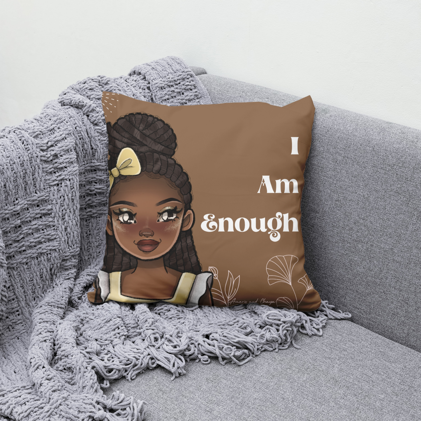 I am Enough Affirmation Cushion - Imani
