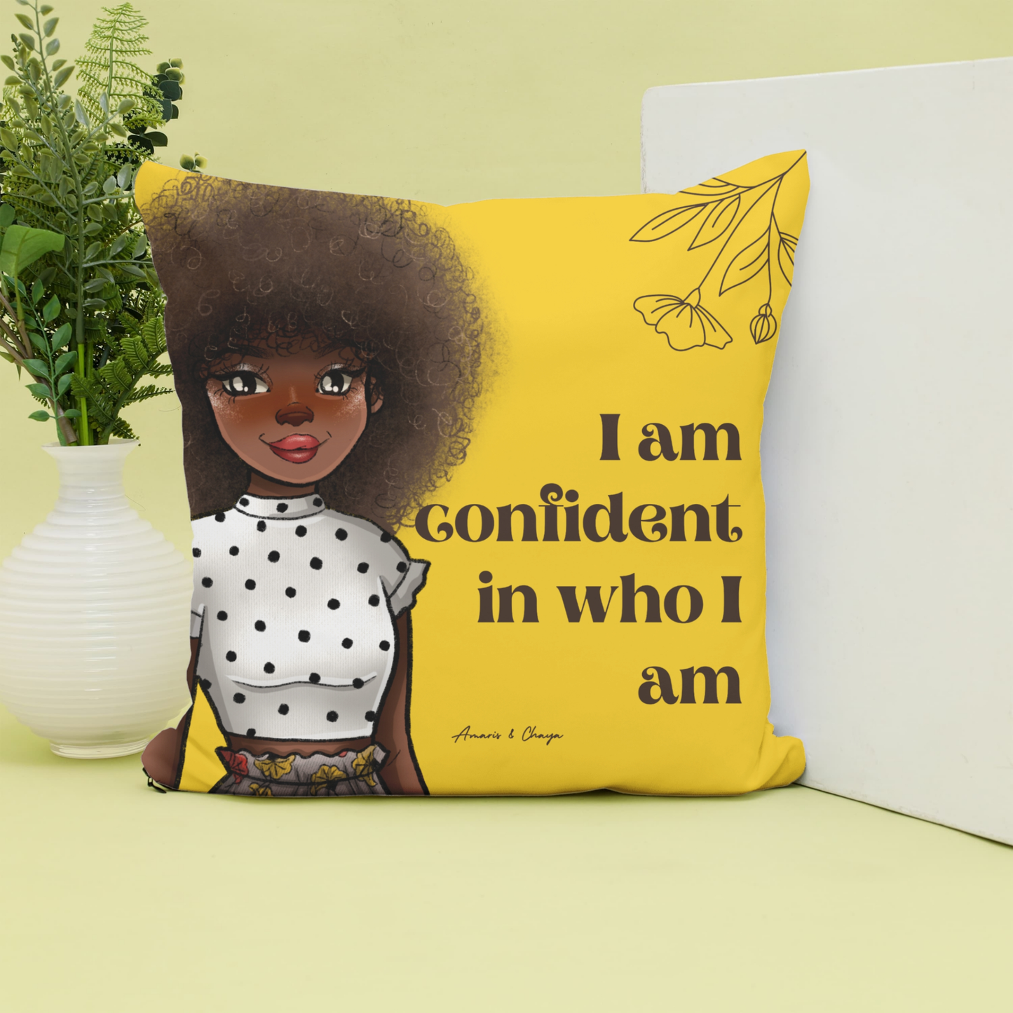I am Confident... Affirmation Cushion - Temilade