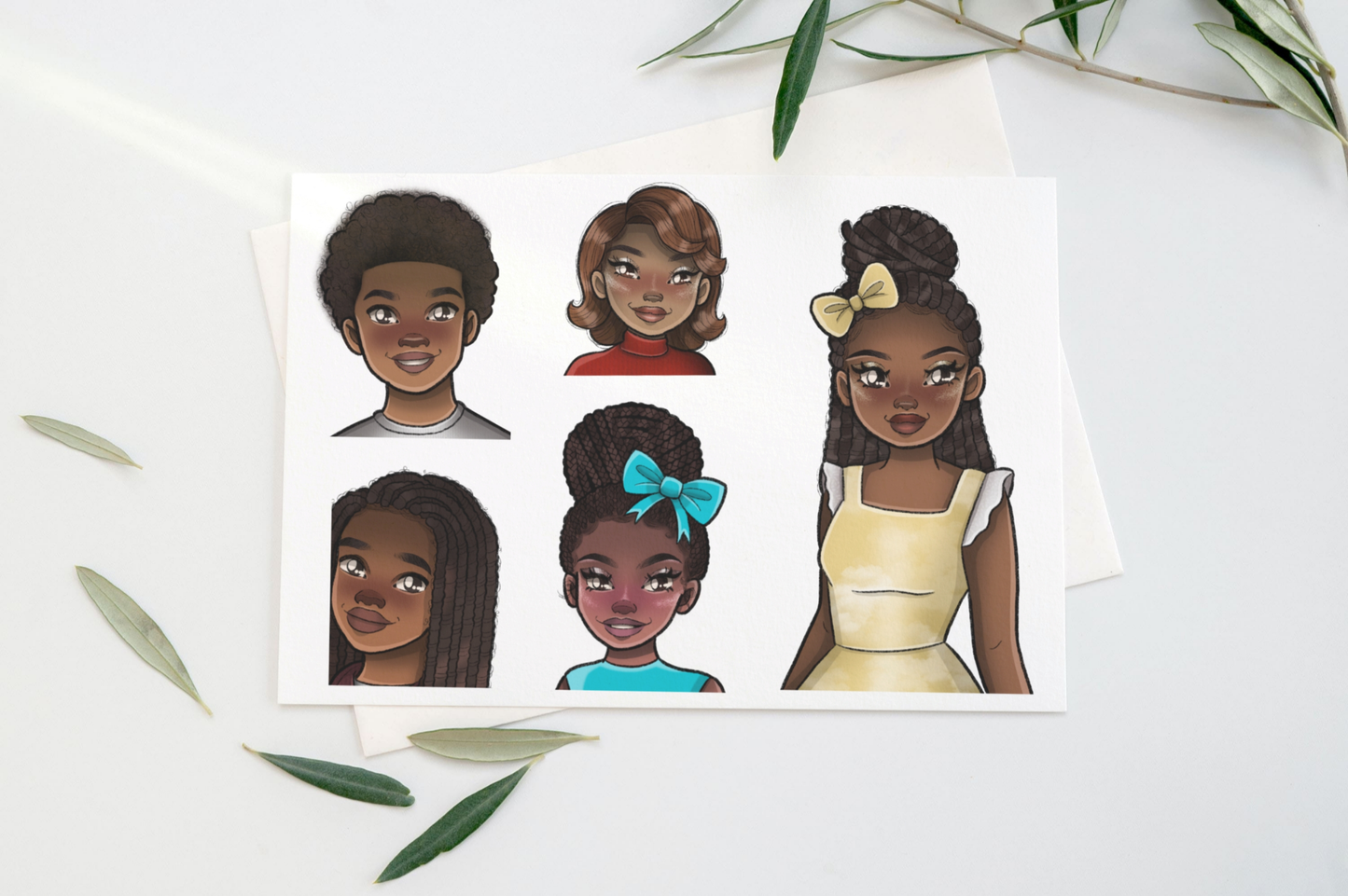 Affirmation Character Sticker Sheets