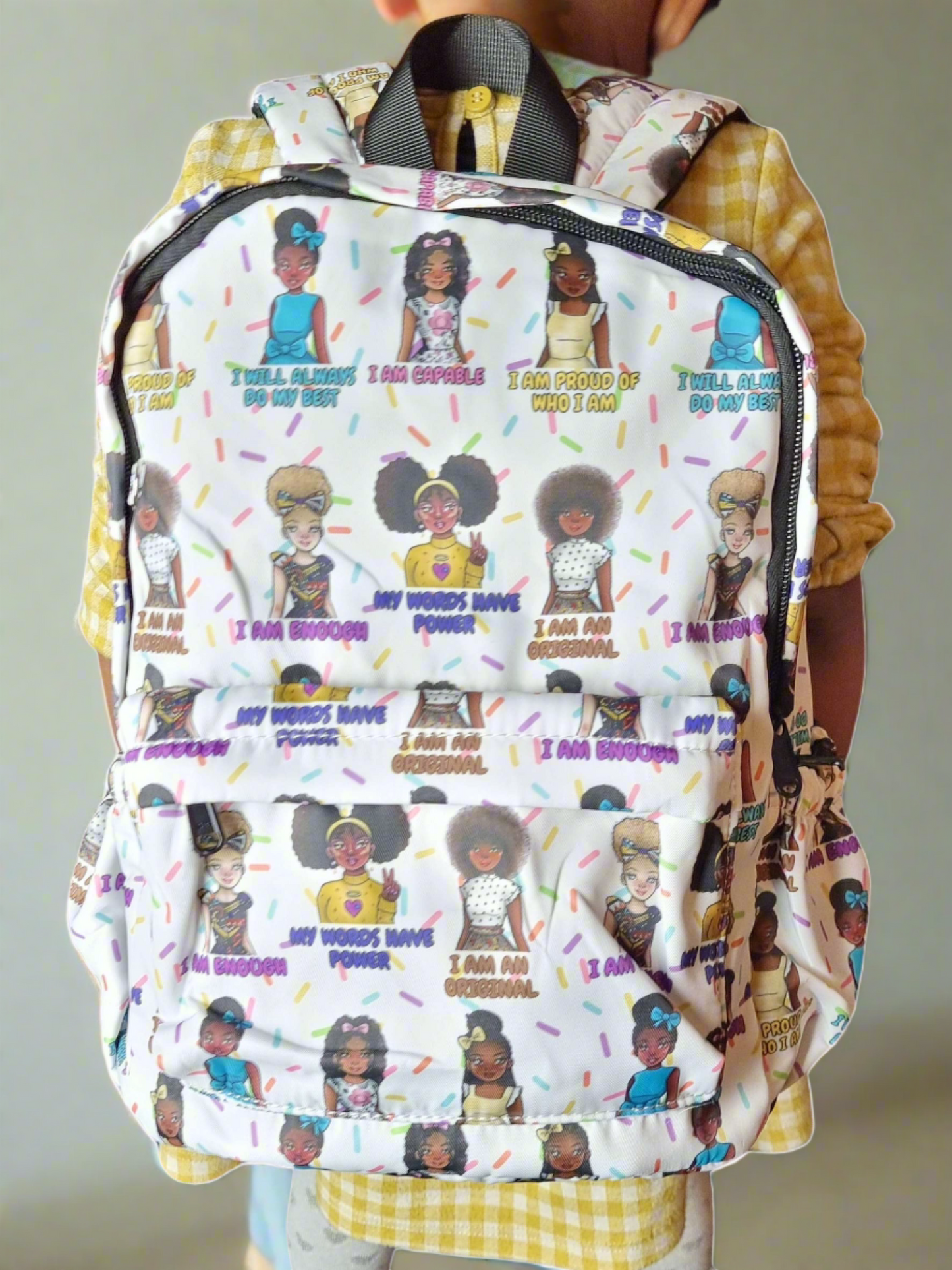 Girls Patterned Backpack