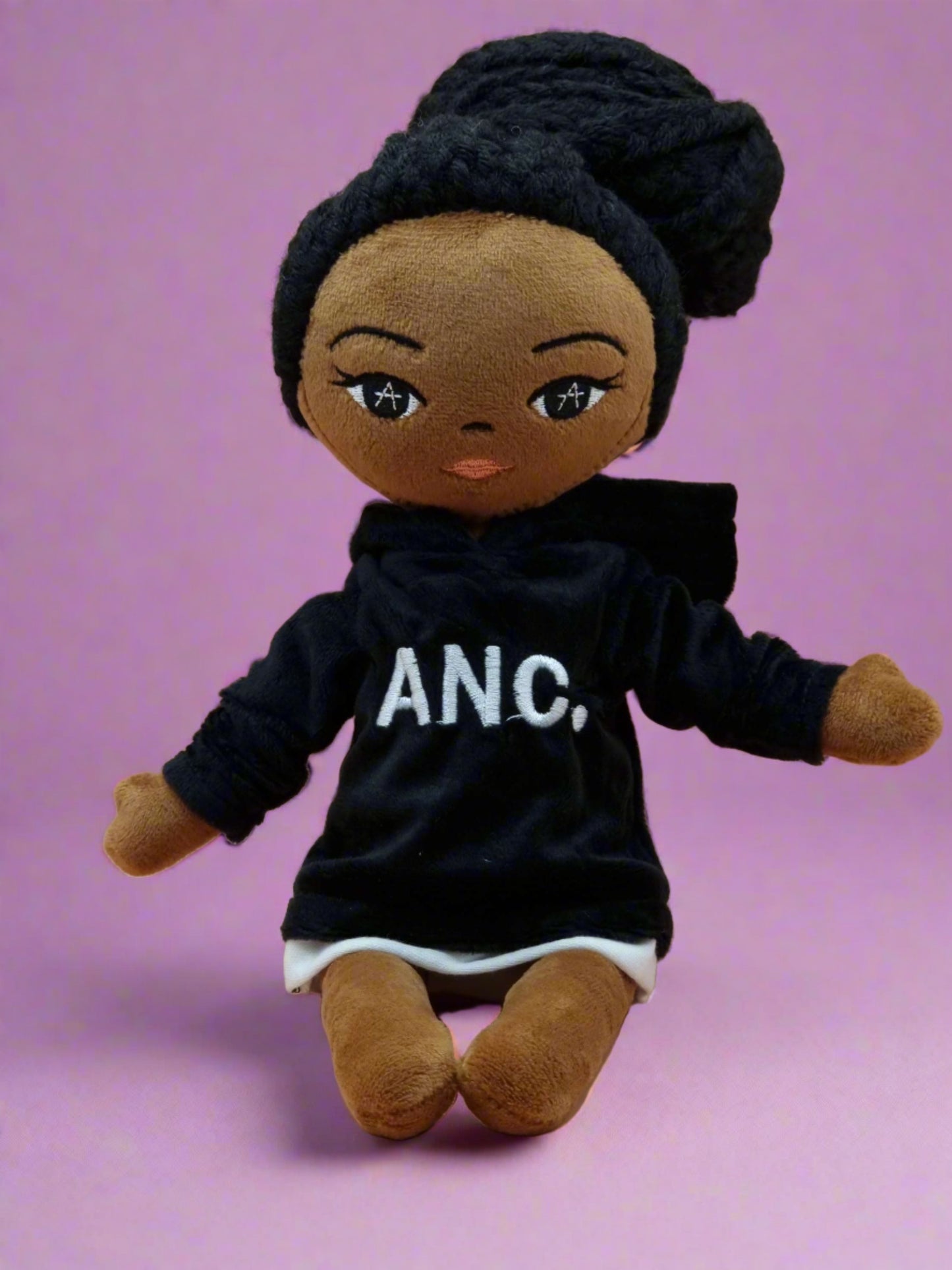 Plush Ama Handmade Doll - Hoodie dress