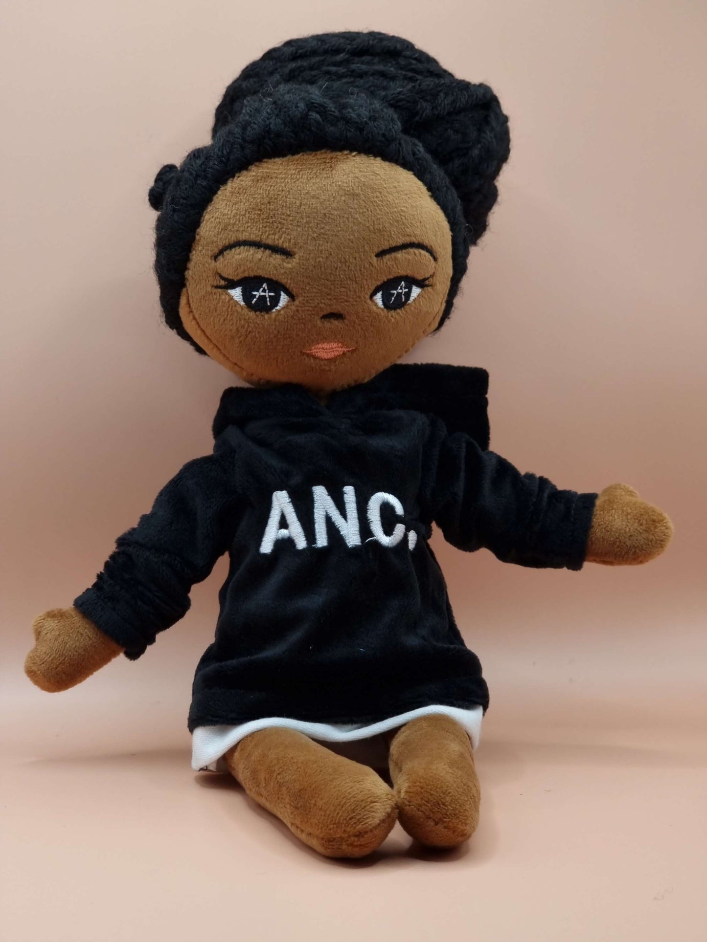 Plush Ama Handmade Doll - Hoodie dress