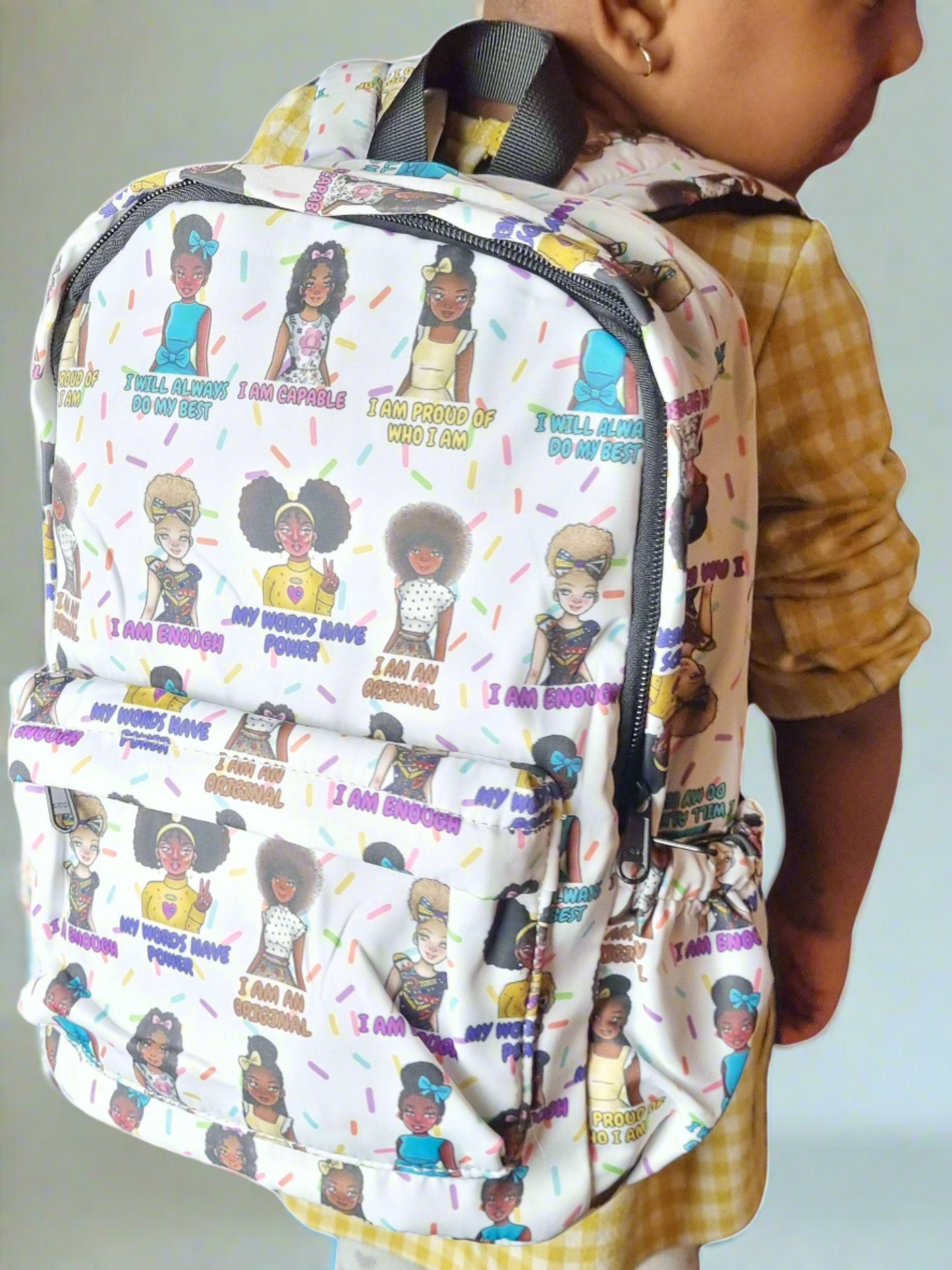 Girls Patterned Backpack