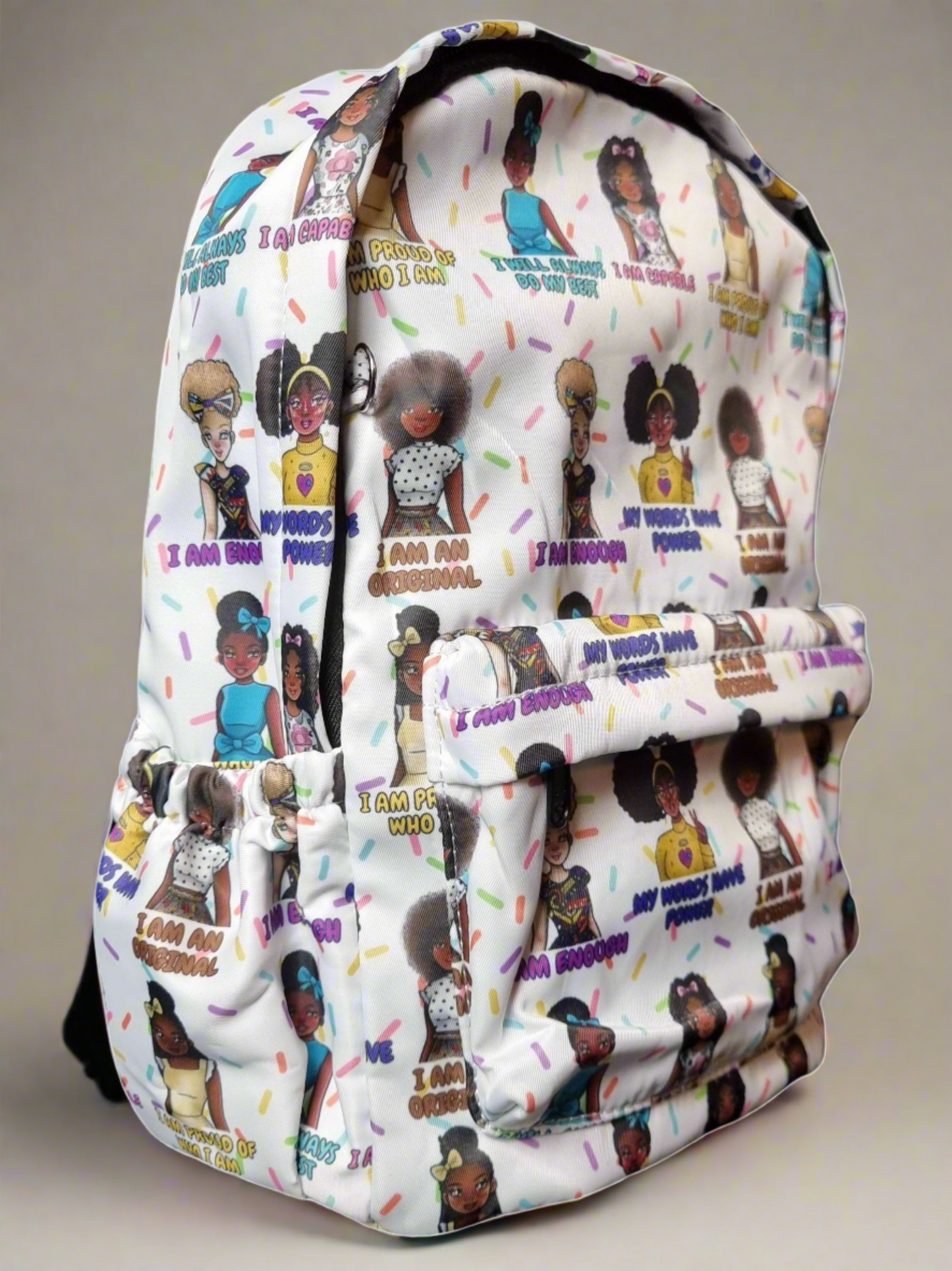 Girls Patterned Backpack