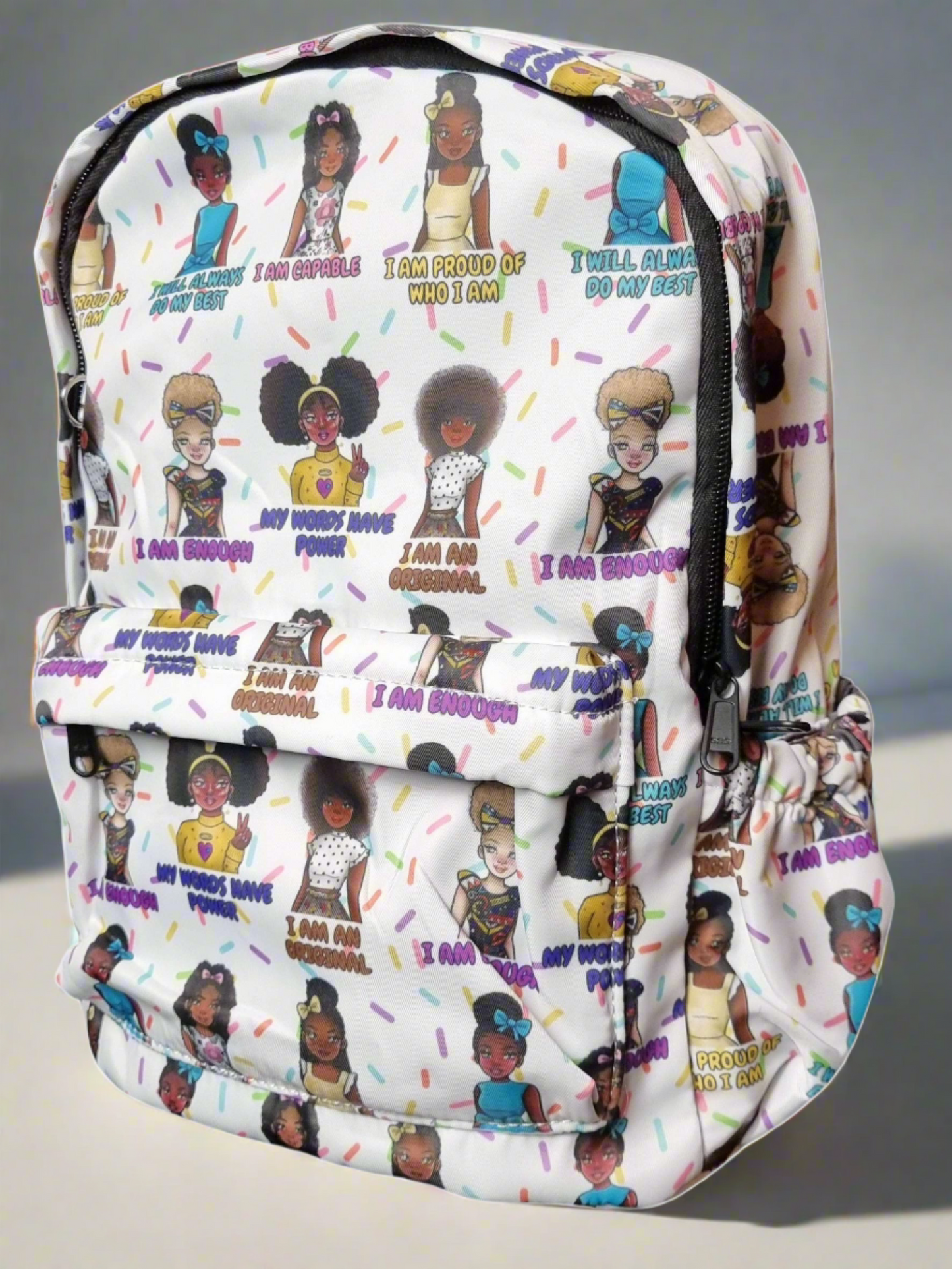 Girls Patterned Backpack