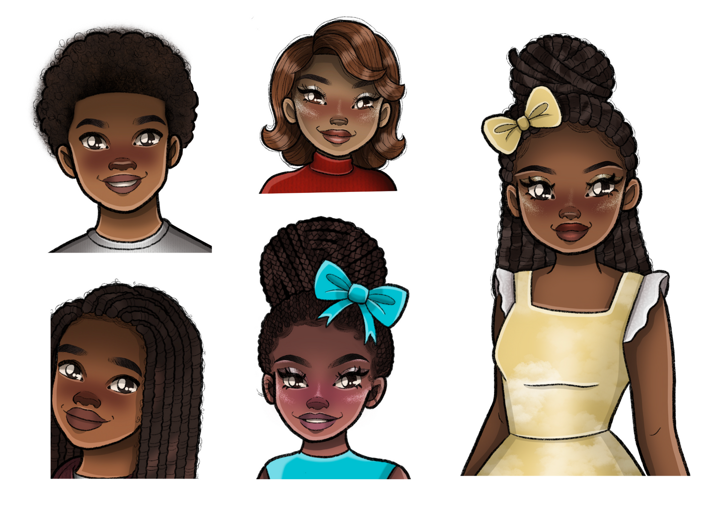 Affirmation Character Sticker Sheets