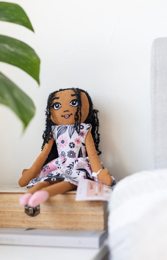 Chaya Inclusive Fabric Doll – Soft Cloth Doll Celebrating Diversity