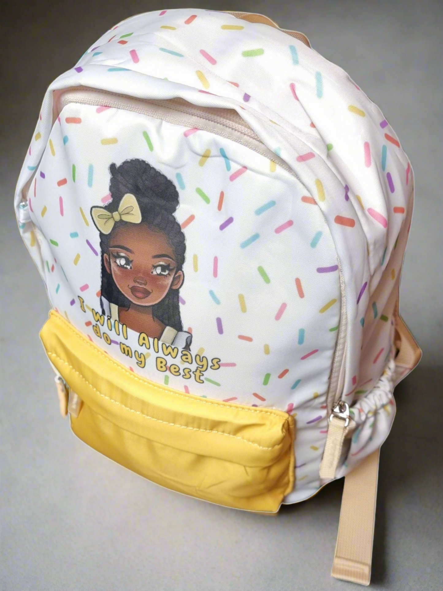 Imani Yellow Kids Backpack