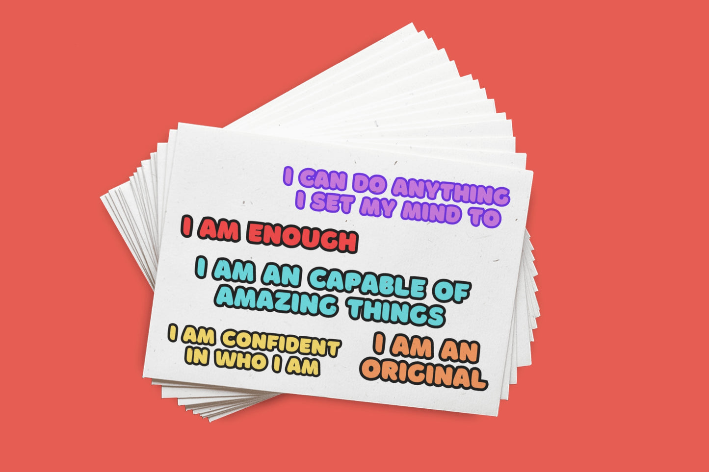 Affirmations Sticker Sheets (Words only)