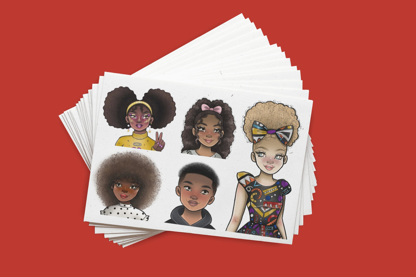 Affirmation Character Sticker Sheets