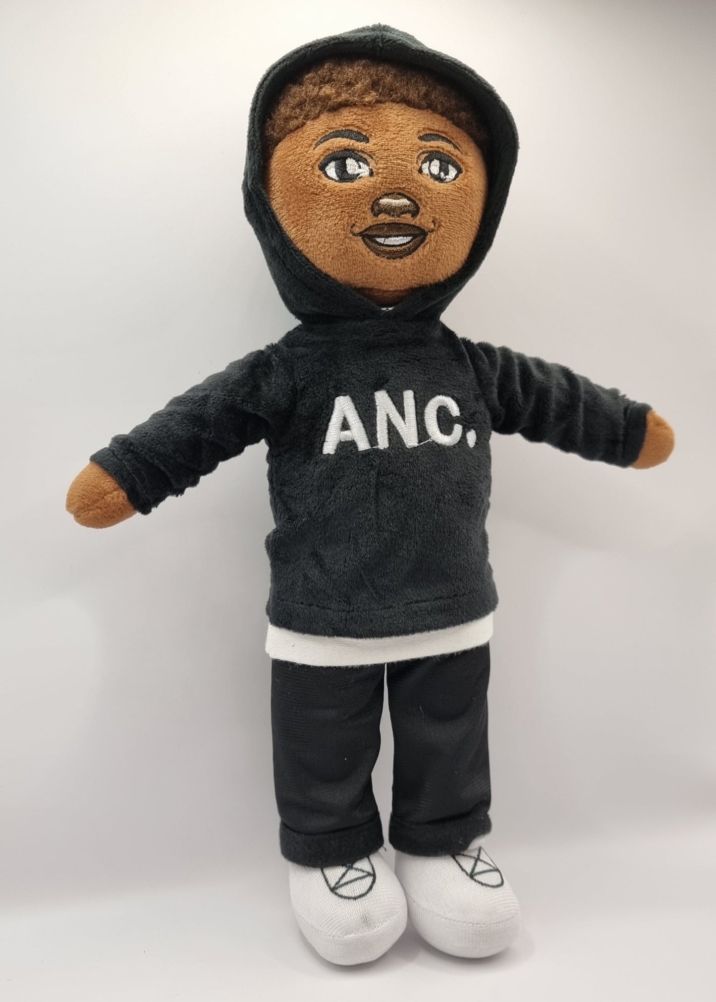 Amaris and Chaya's Kobe boy Doll in a Hoodie
