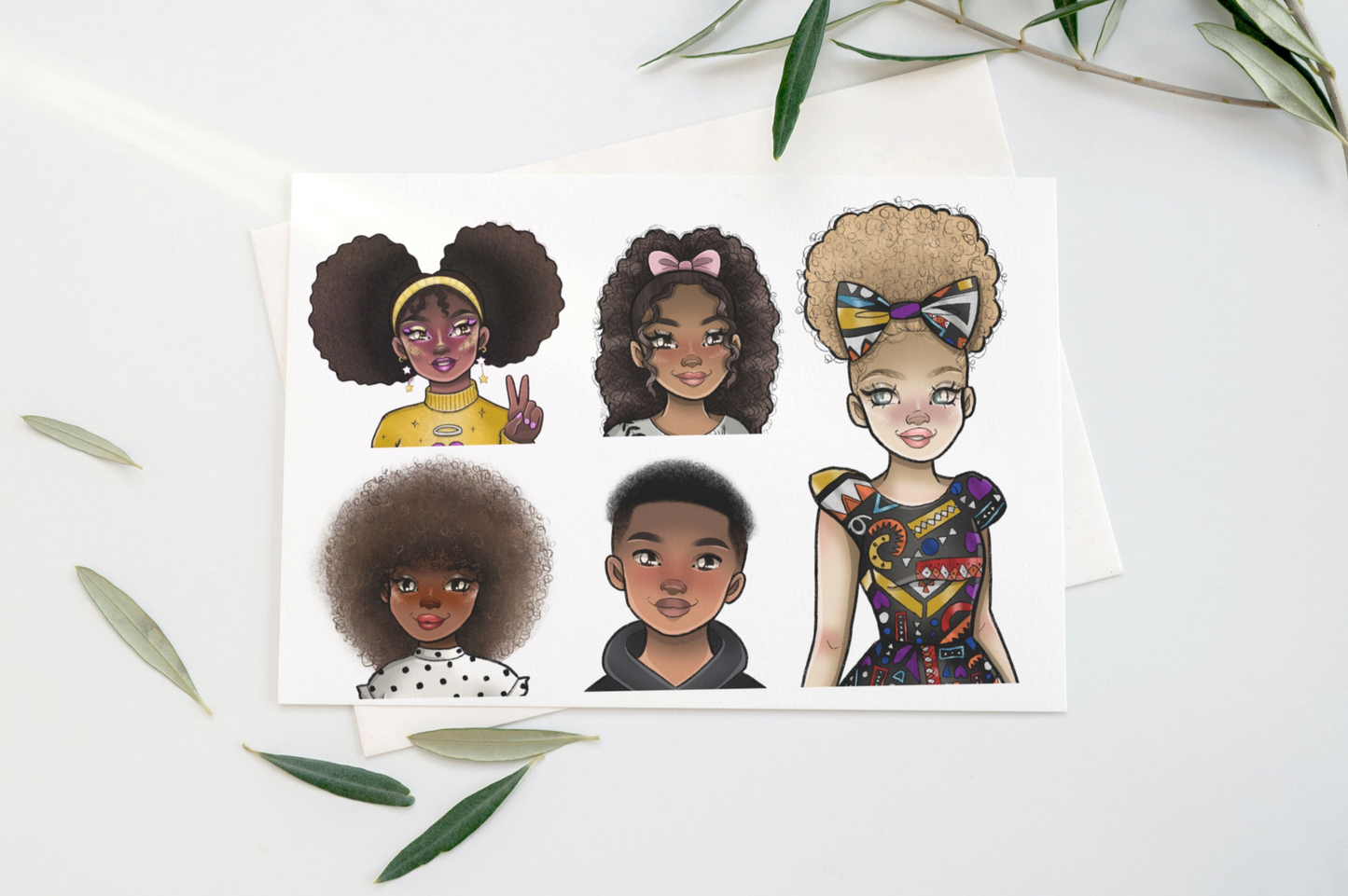 Affirmation Character Sticker Sheets
