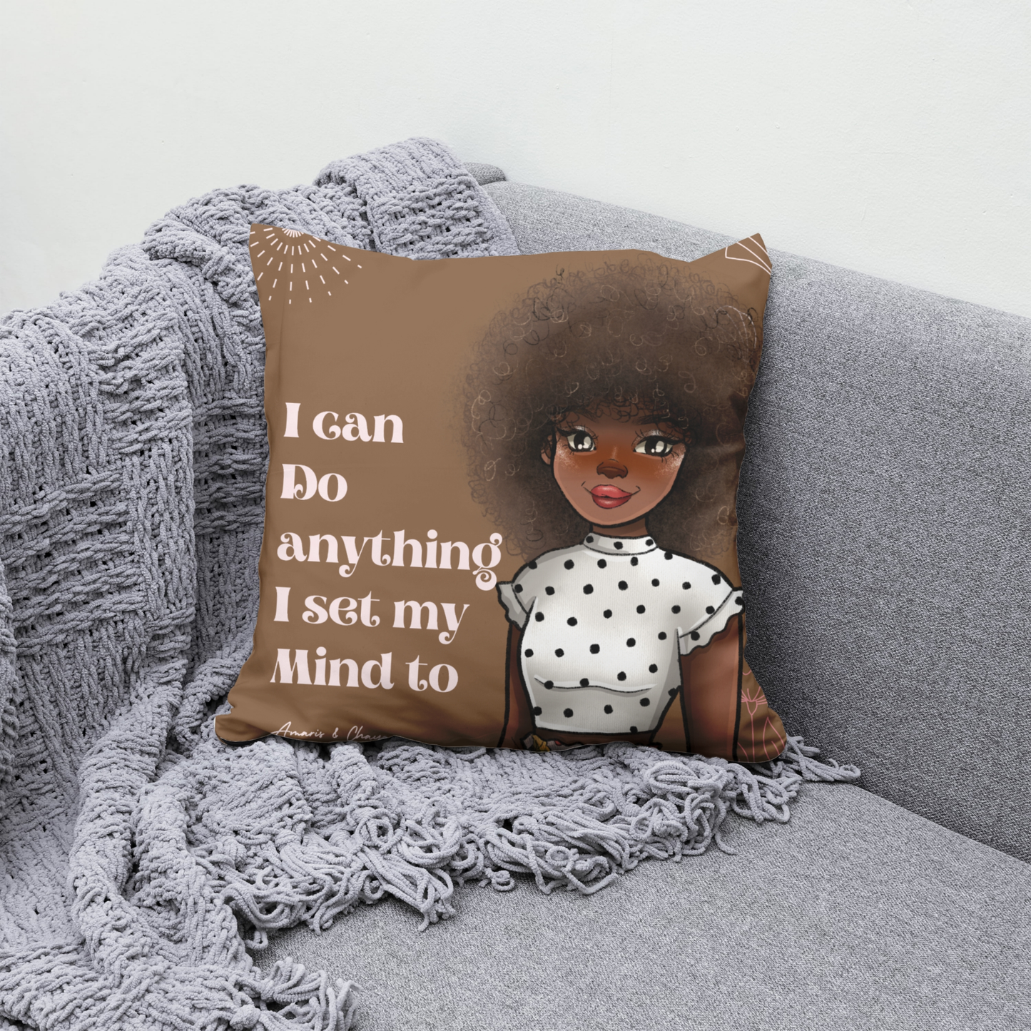 I can do Anything Affirmation Cushion- Temilade