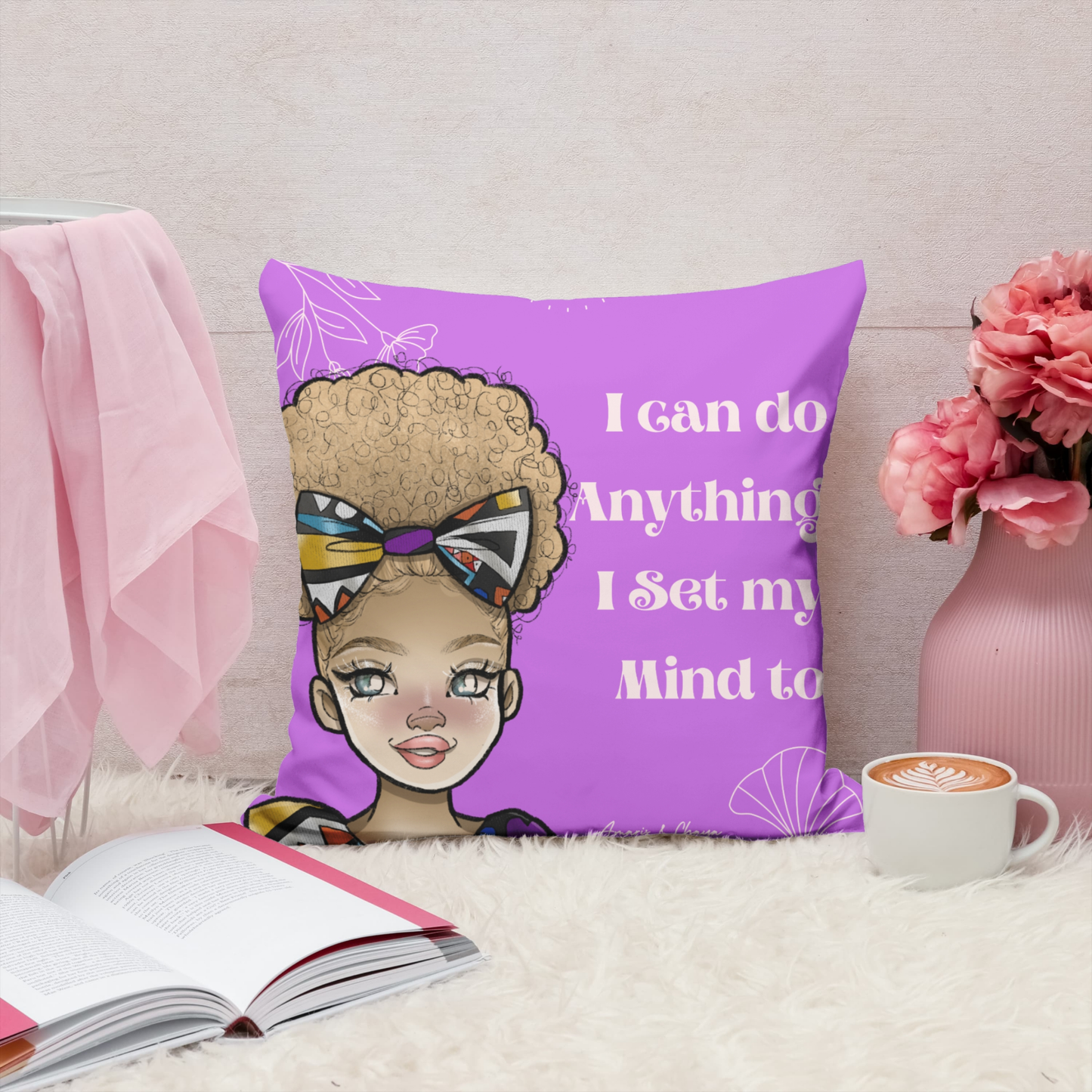 I can do Anything Affirmation Cushion - Zuhrah