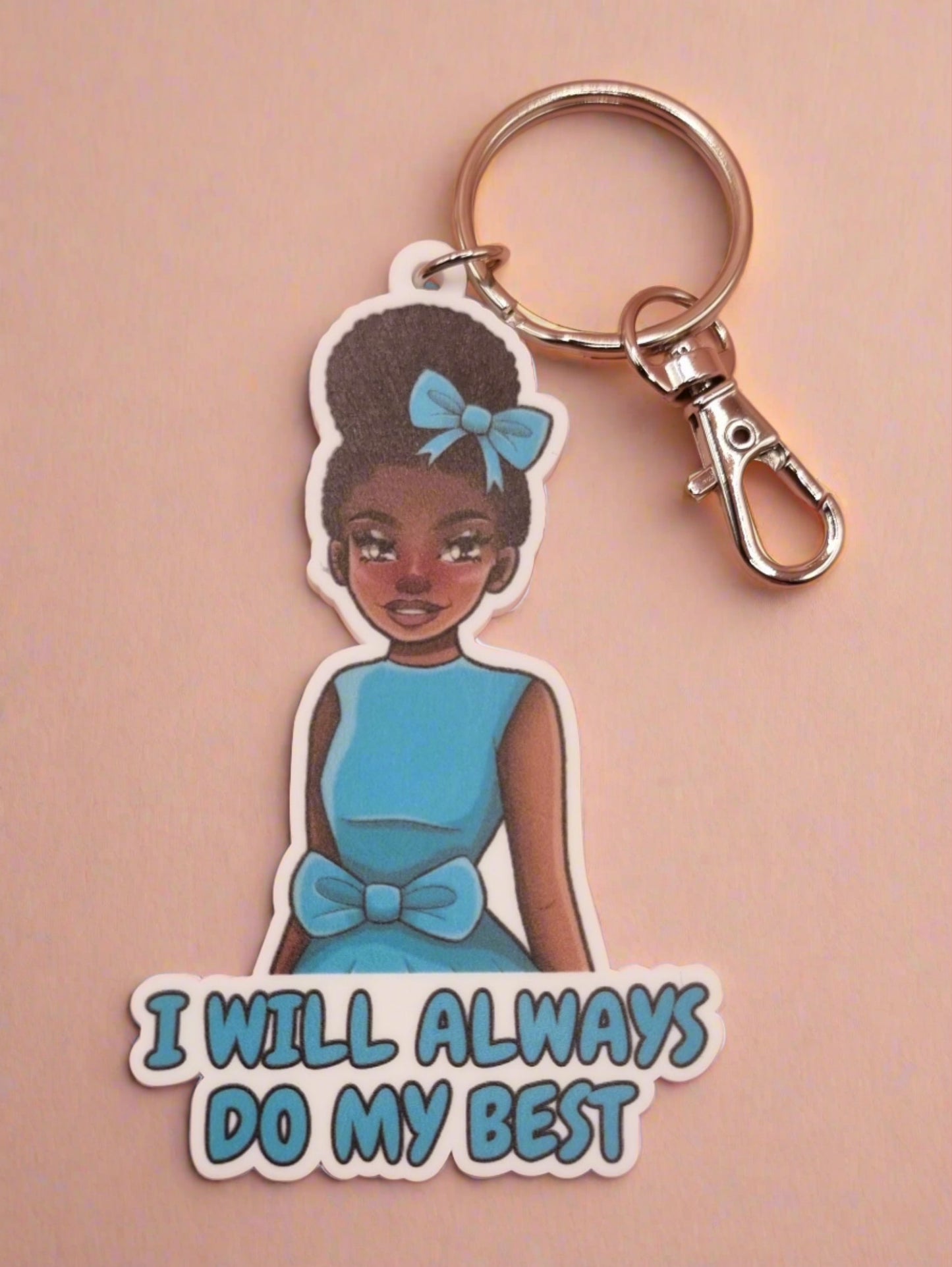 Plush Ama Affirmation Keychain Pendant