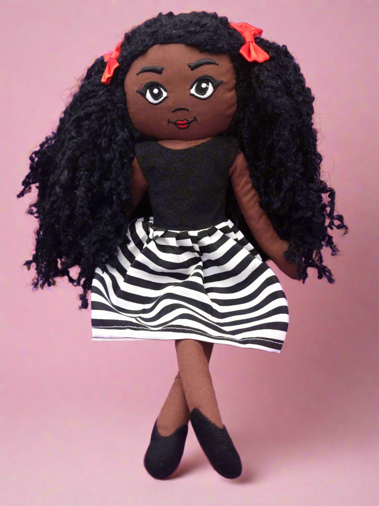 Amaris and Chaya Fabric Dolls Set