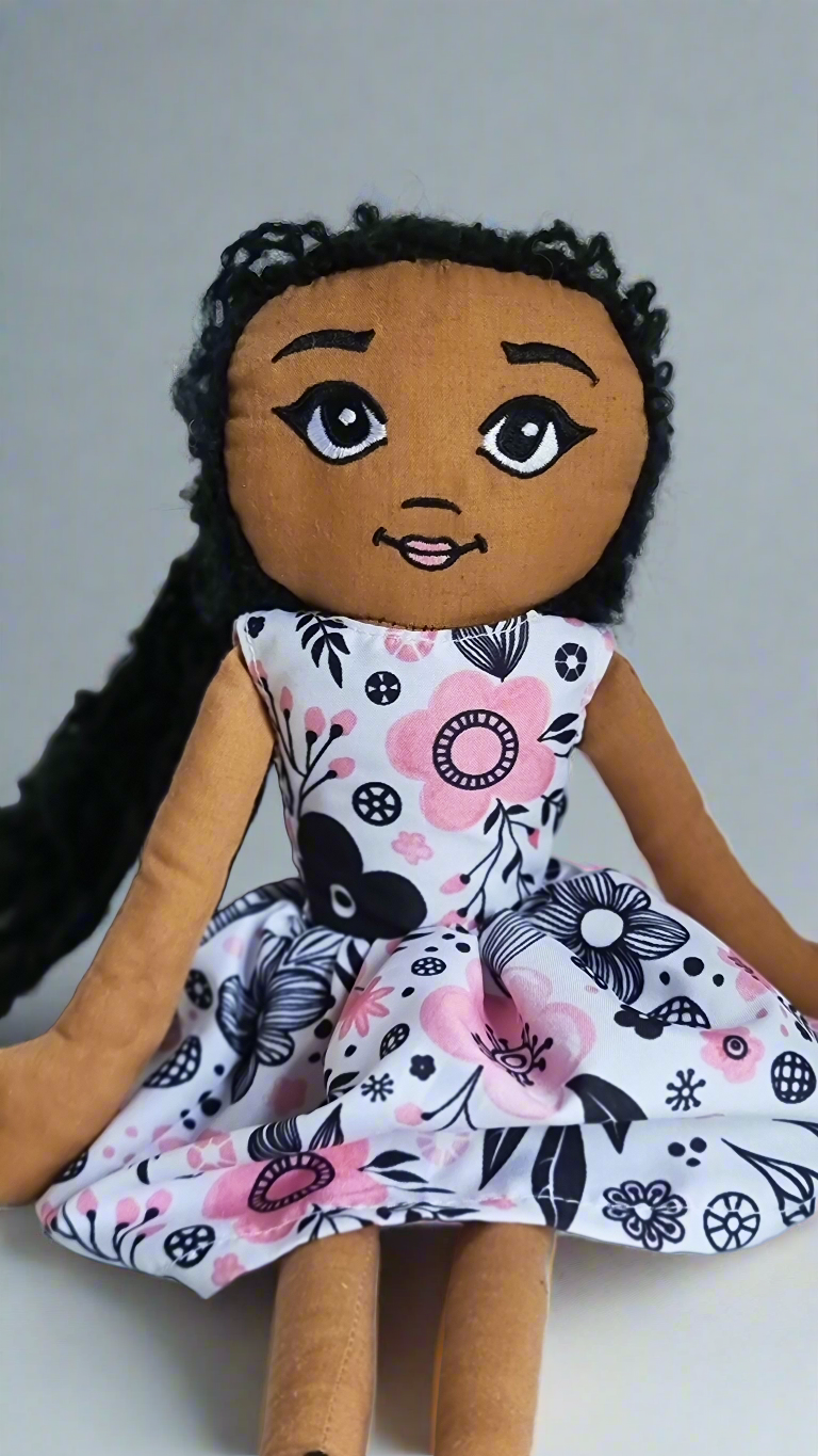 Chaya and RJ Fabric Dolls Set