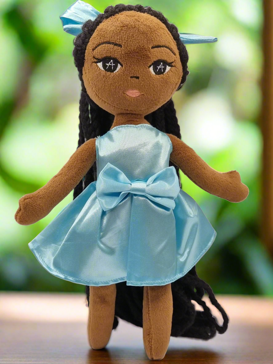 Plush Ama Black Girl Doll