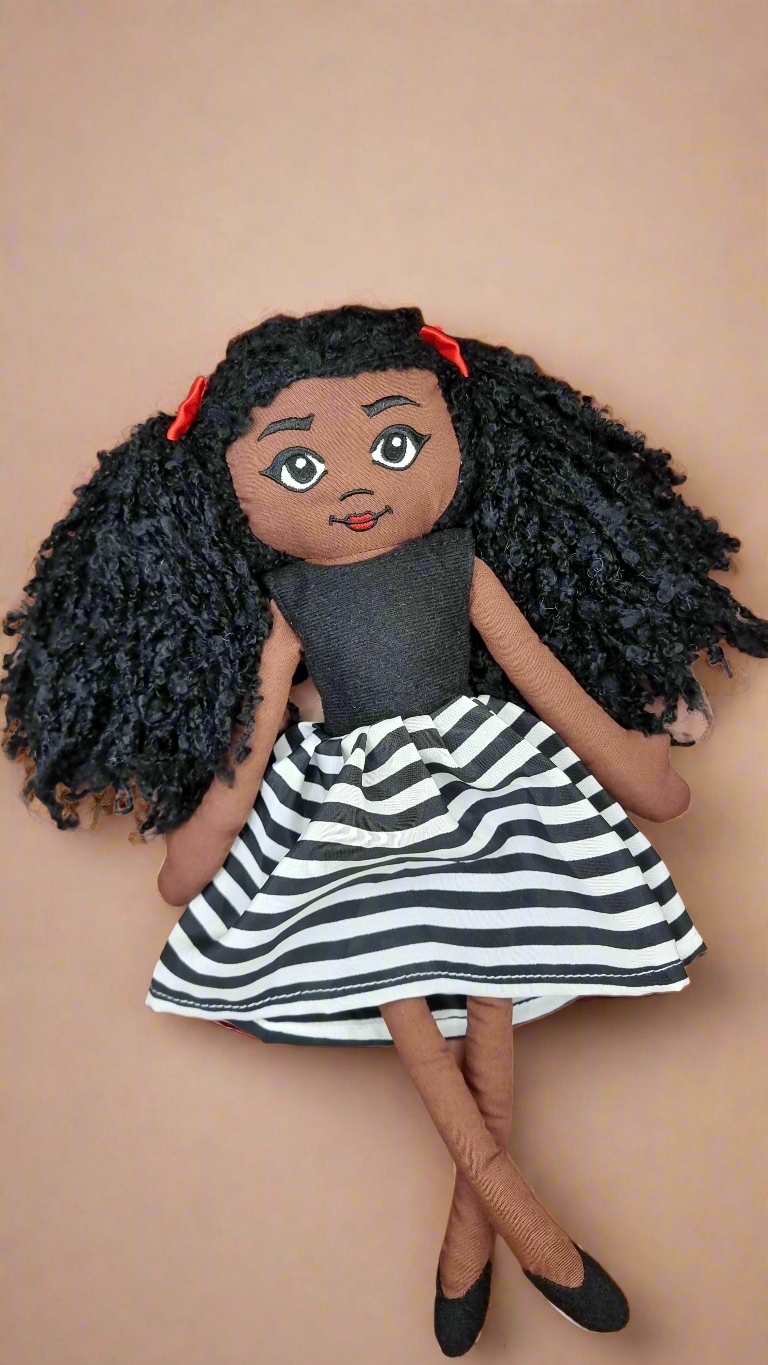 Amaris Handmade Fabric Doll