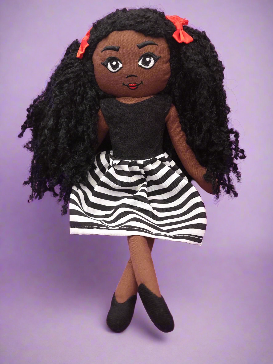 Amaris Handmade Fabric Doll