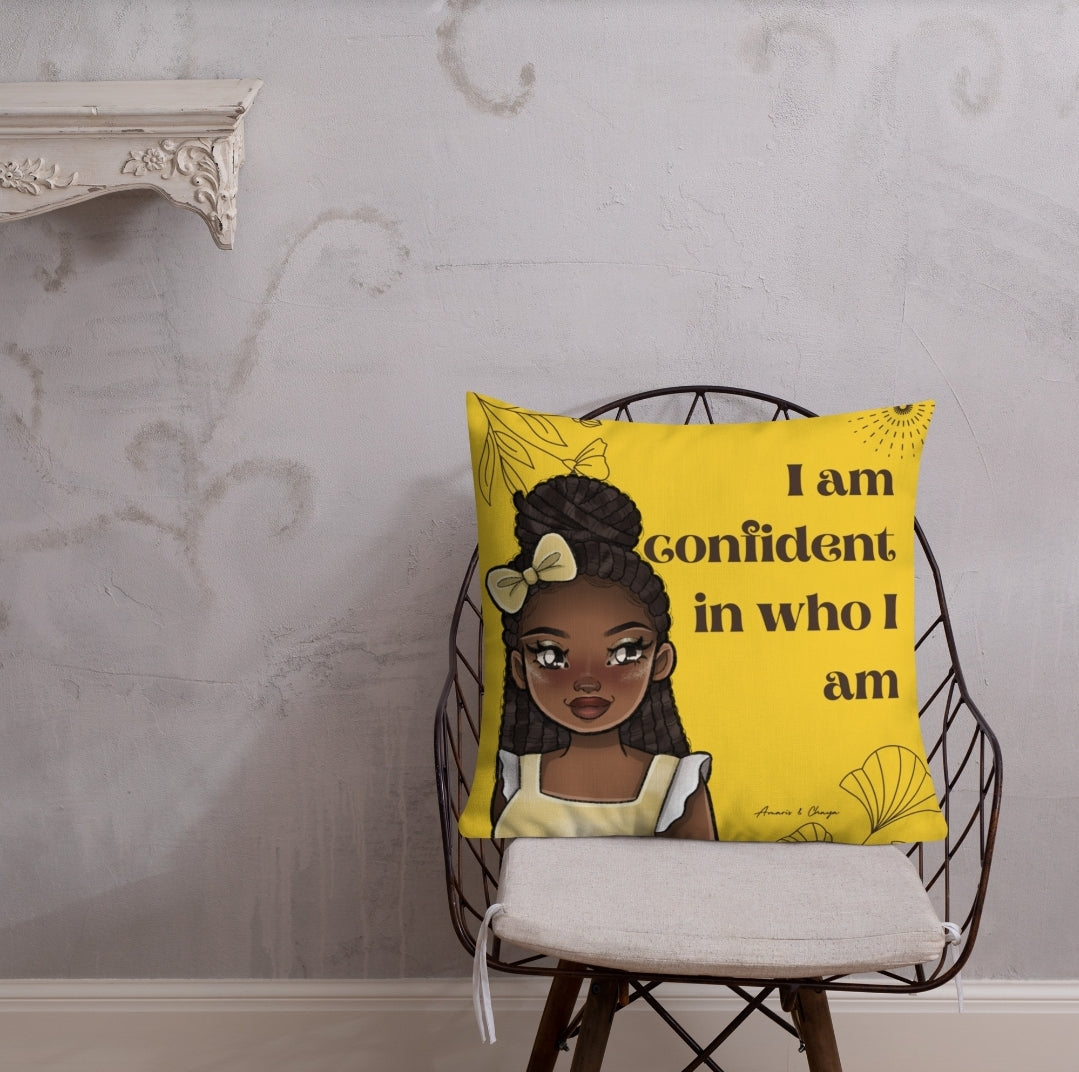 I am Confident... Affirmation Cushion - Imani