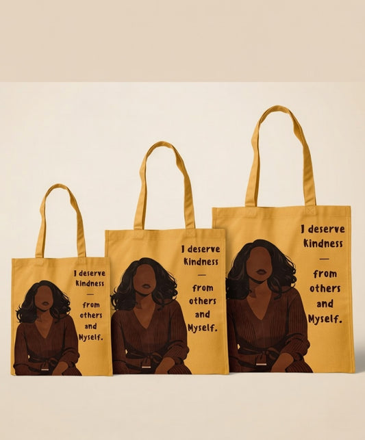 I Deserve Kindness Carry-All Tote Bag v2
