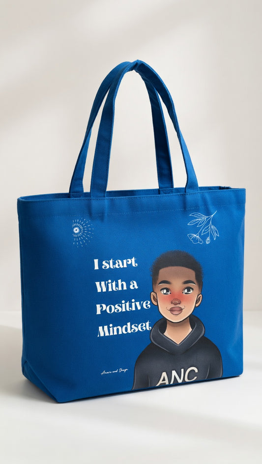 Positive mindset - RJ - Carry-All Tote Bag (wide Base)