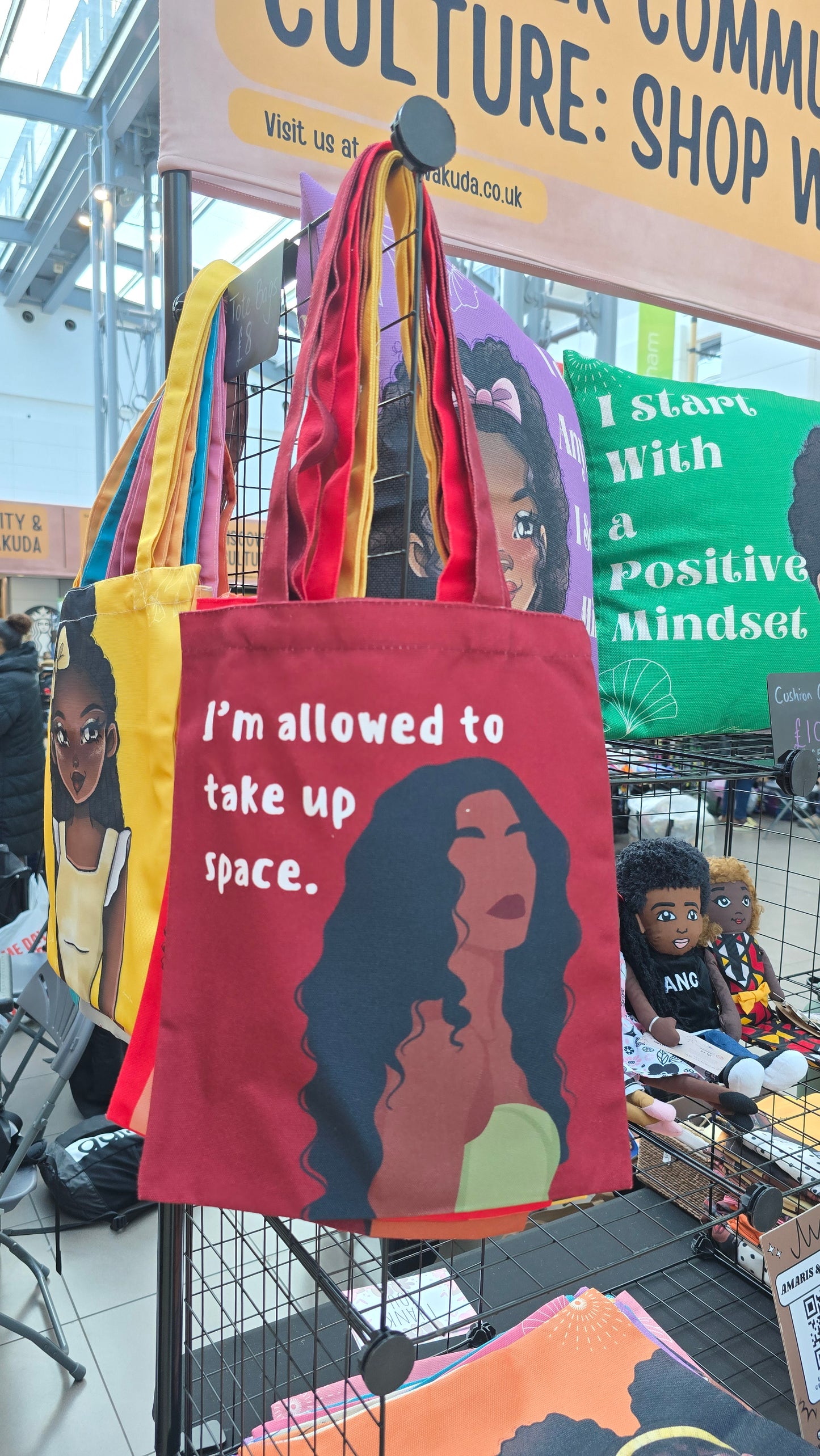 I’m Allowed To Take Up Space Tote Bag