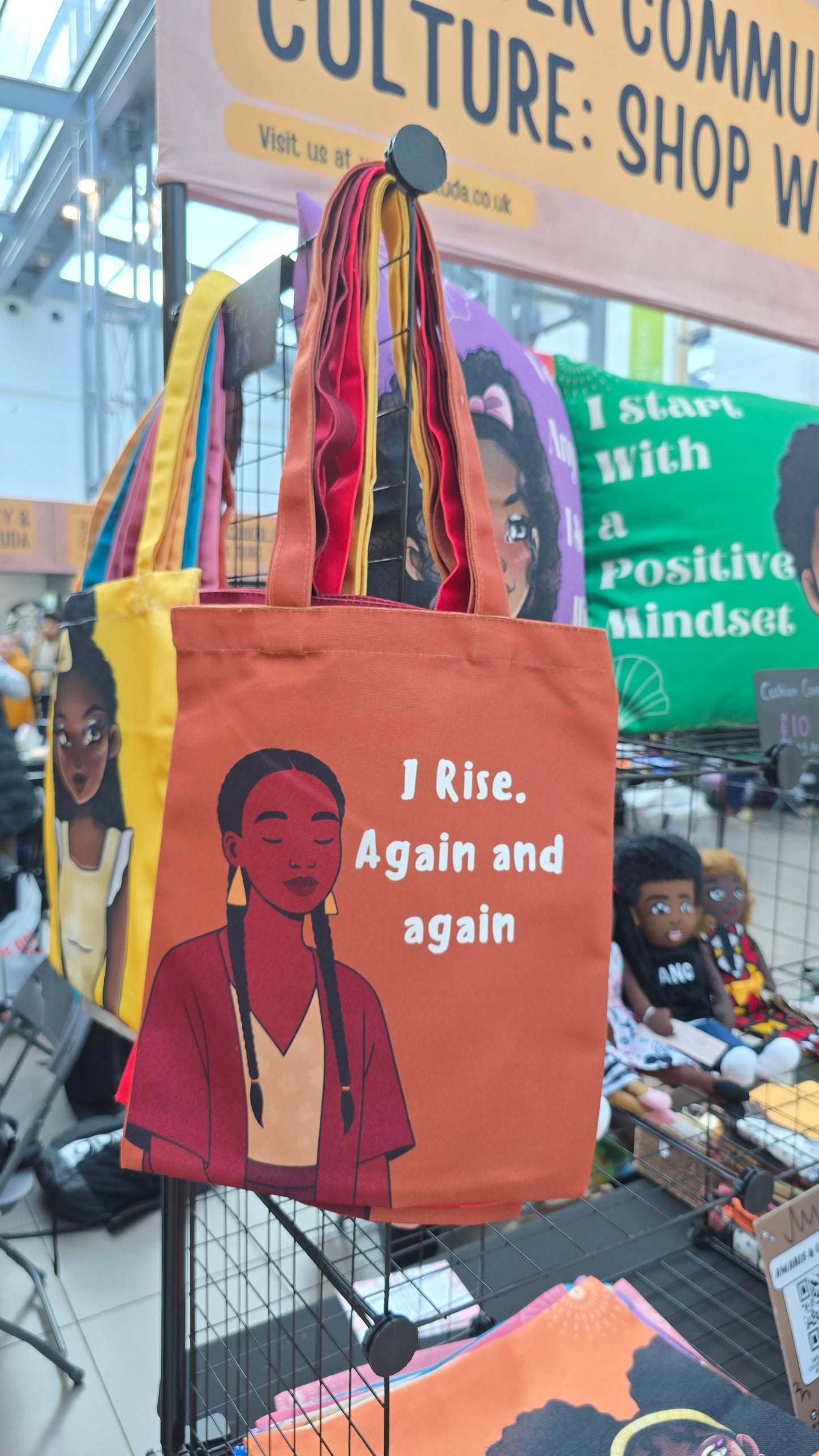 I Rise Again And Again Tote Bag
