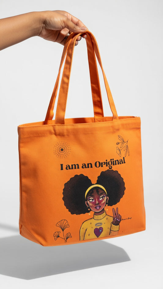 I am an Original - Amaris - Carry All Tote Bag (wide Base)
