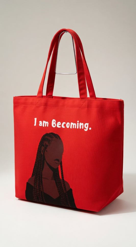 I am Becoming Carry-All Tote Bag (wide Base)