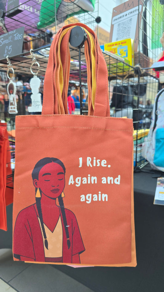 I Rise Again And Again Tote Bag