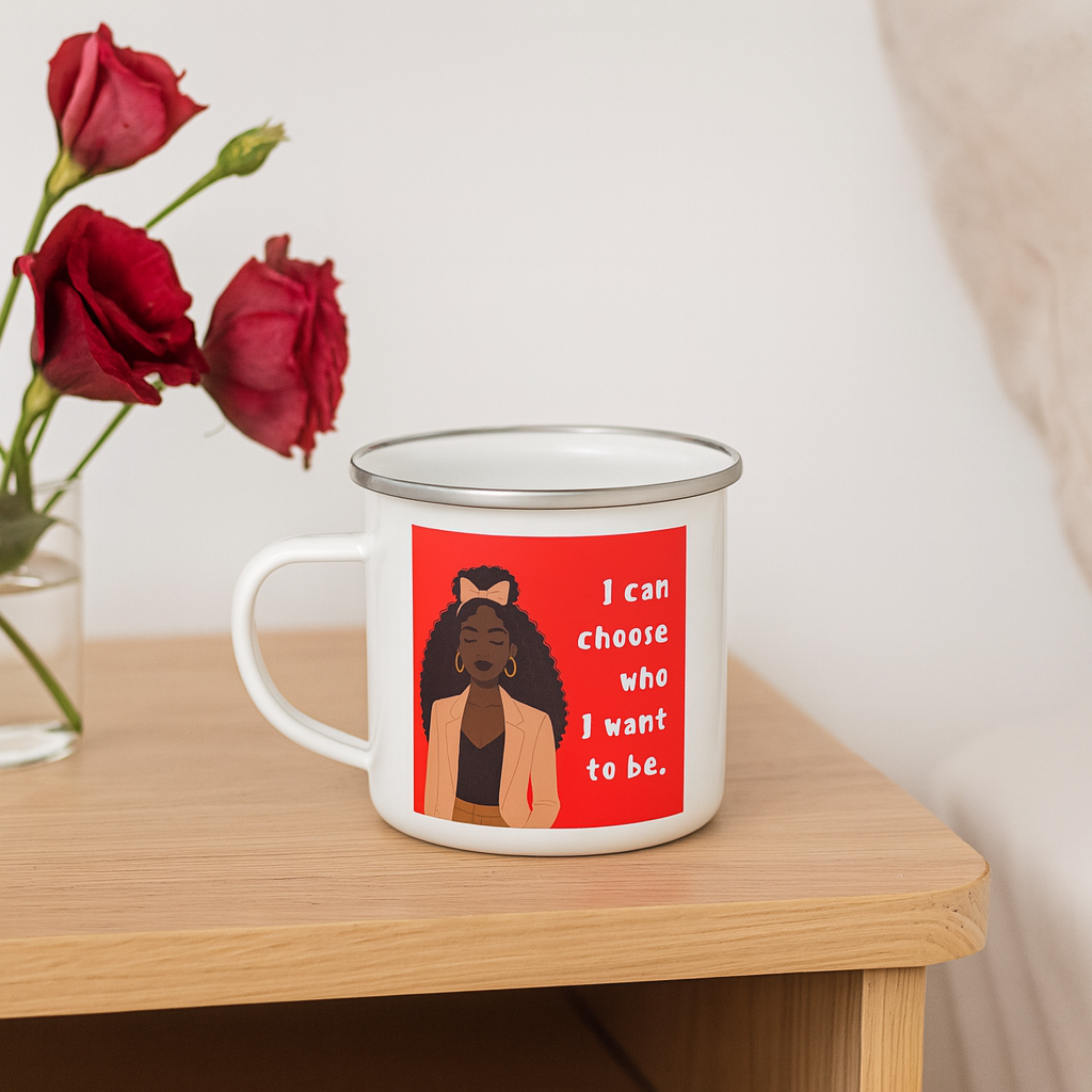 I choose Affirmation Enamel Mug