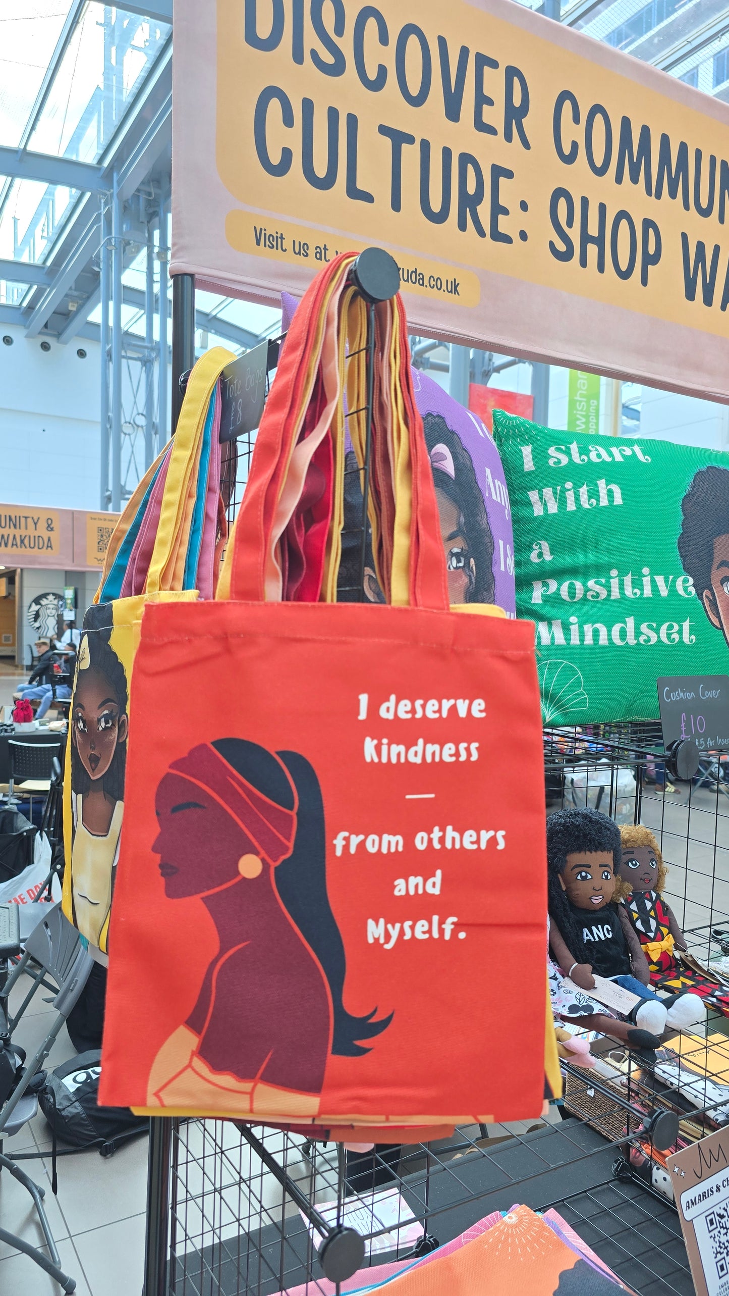 I Deserve Kindness Tote Bag