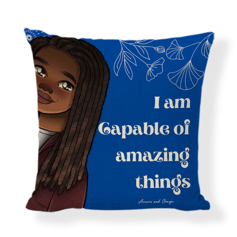 I am Capable Affirmation Cushion- Rhia