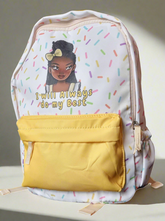 Imani Yellow Kids Backpack