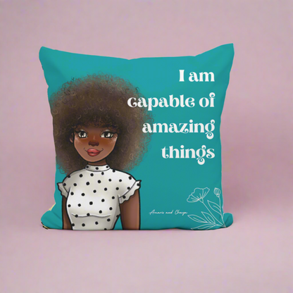 I am Capable Affirmation Cushion- Temilade