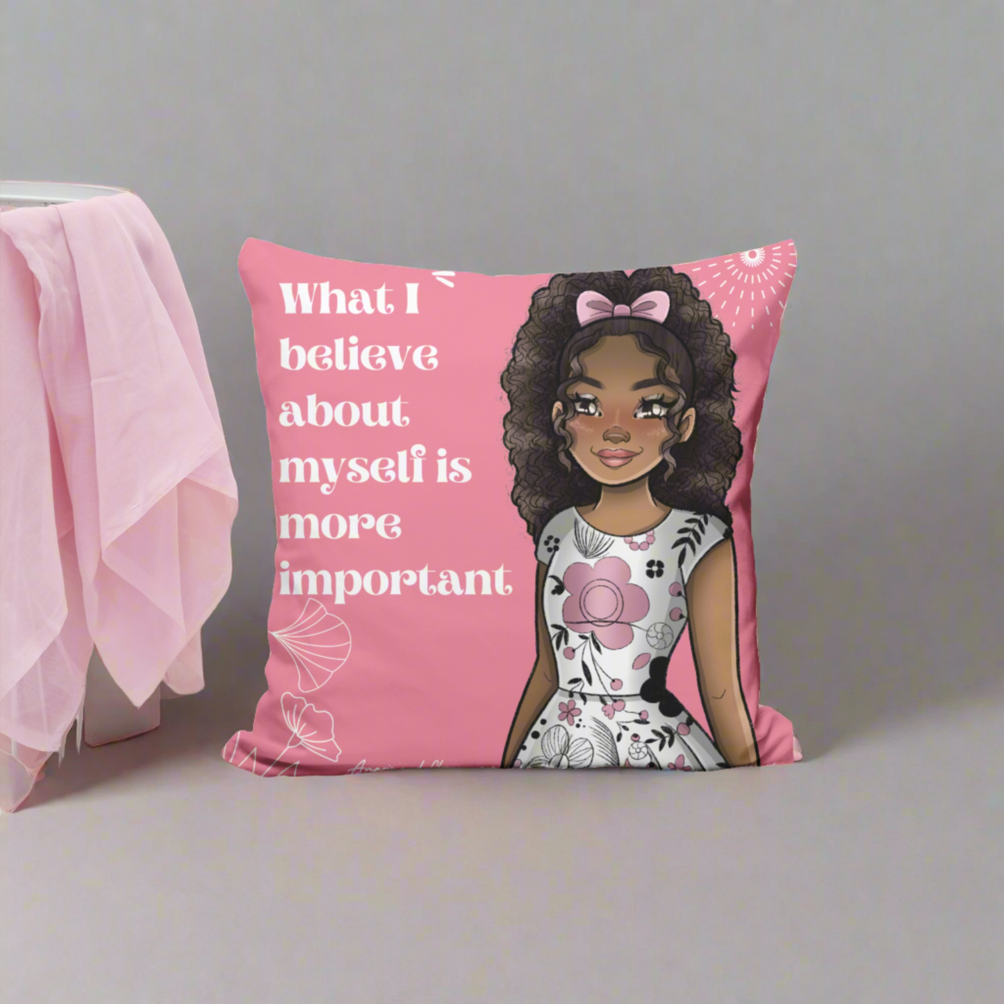 What I believe... Affirmation Cushion - Chaya