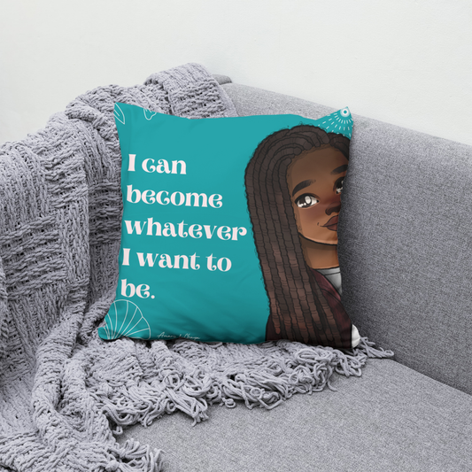 I can Become Affirmation Cushion- Rhia