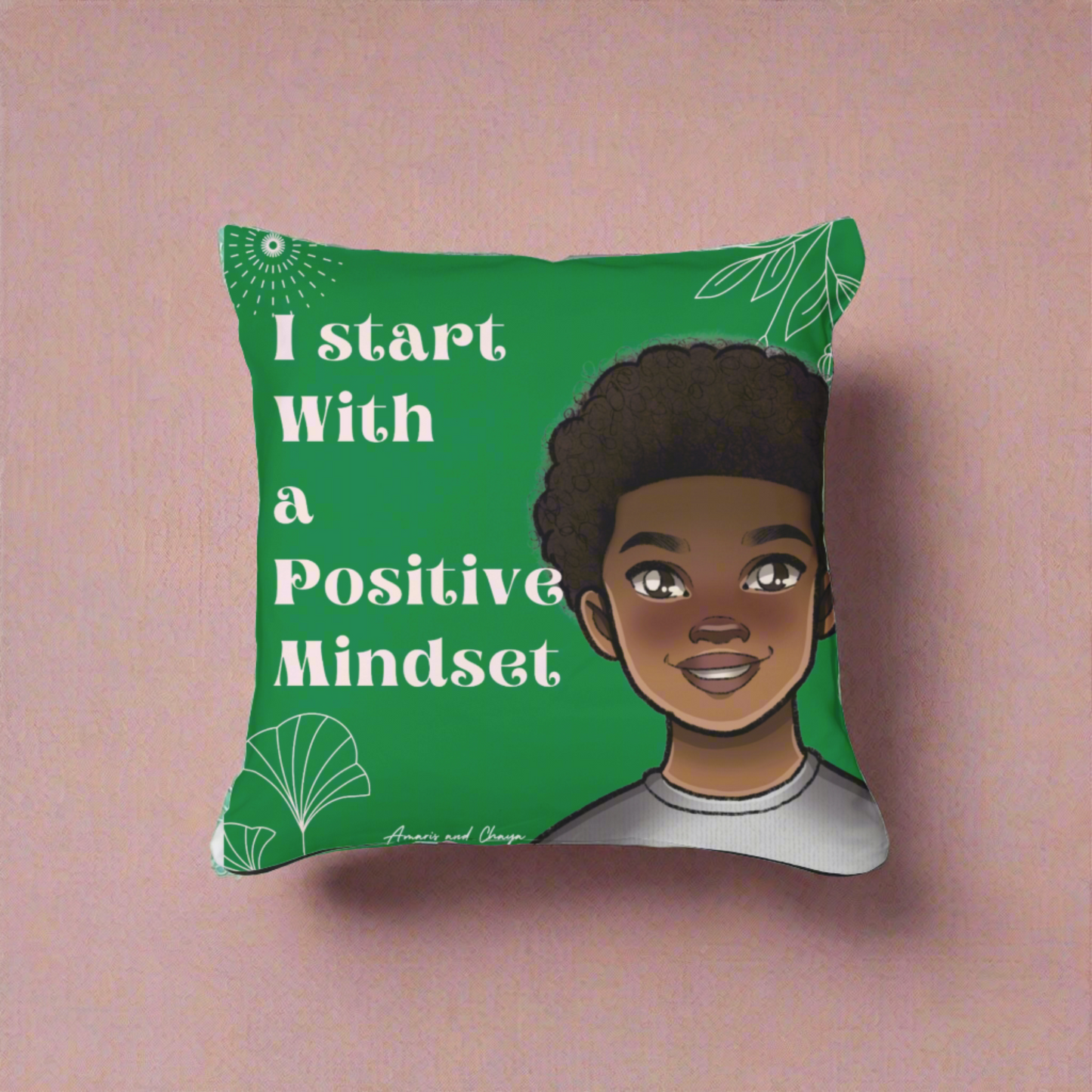 Positive Mindset Affirmation Cushion- Kobe