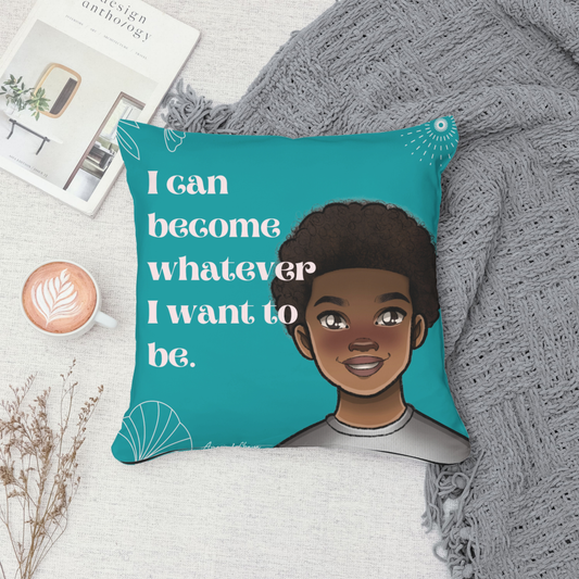 I can Become Affirmation Cushion- Kobe