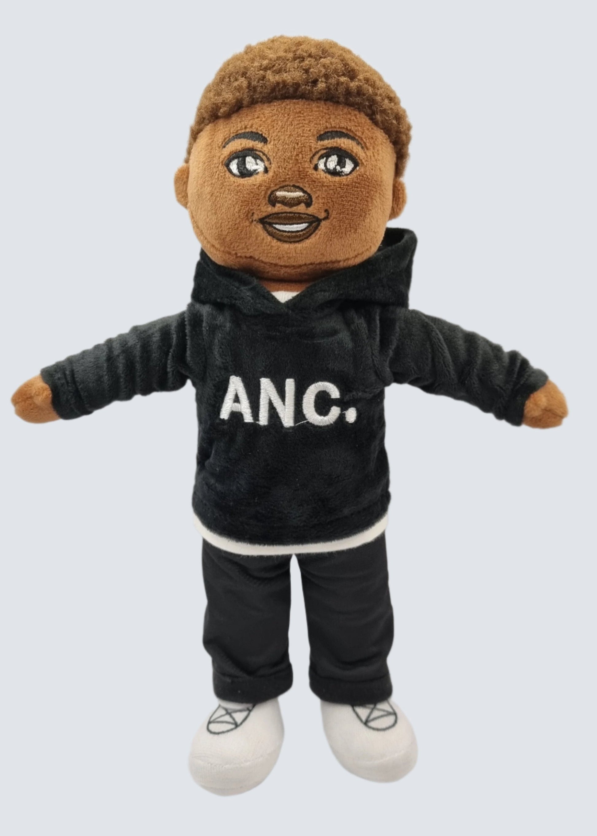Amaris and Chaya's Kobe boy Doll in a Hoodie