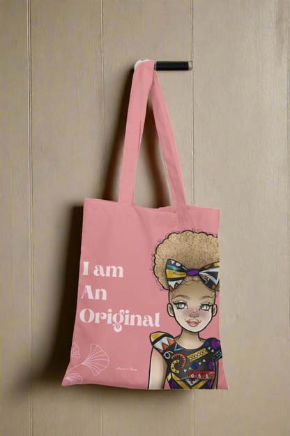 I am an Original Pink Tote Bag - Zuhrah